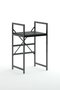 Hanah Home Armario para Lavadora C7 - Negro, 70x116x60 cm